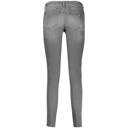 Guess Jeans Gray Cotton Jeans & Pant Guess Jeans