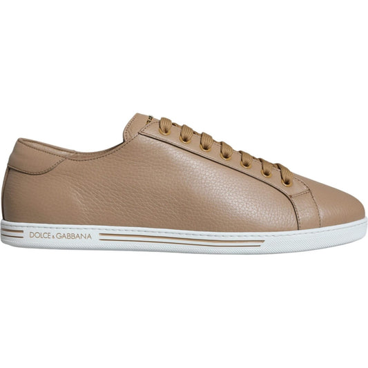 Dolce & Gabbana Brown Low Top Men Saint Tropez Sneakers Shoes Dolce & Gabbana