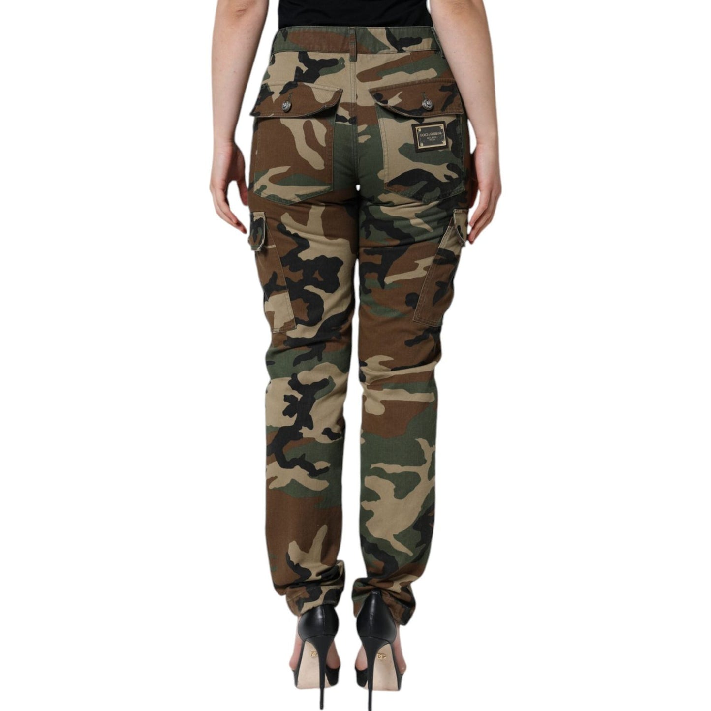 Dolce & Gabbana Multicolor Camouflage Cargo Pants Dolce & Gabbana