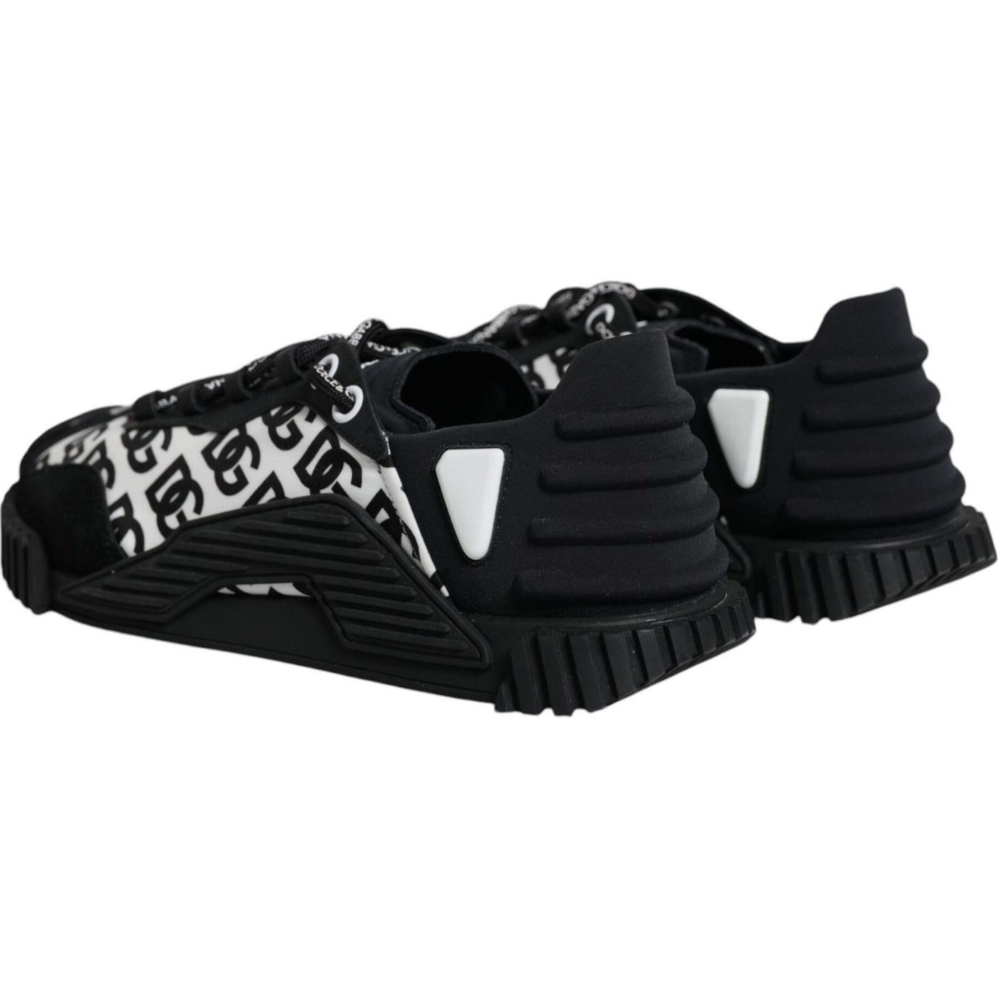 Dolce & Gabbana Black Logo Lace Up Low Top NS1 Sneakers Shoes Dolce & Gabbana