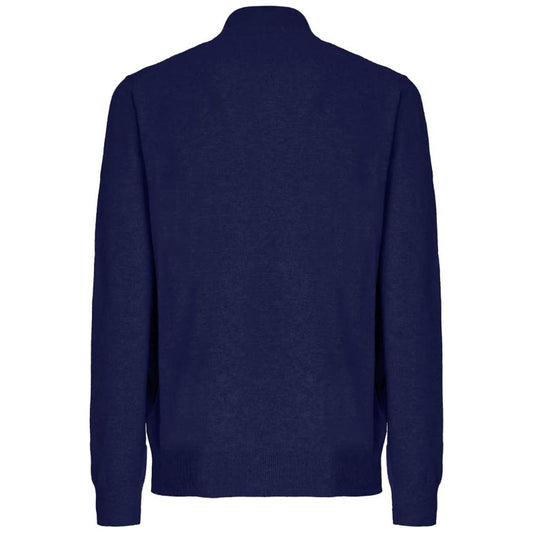 Malo Blue Wool Sweater Malo