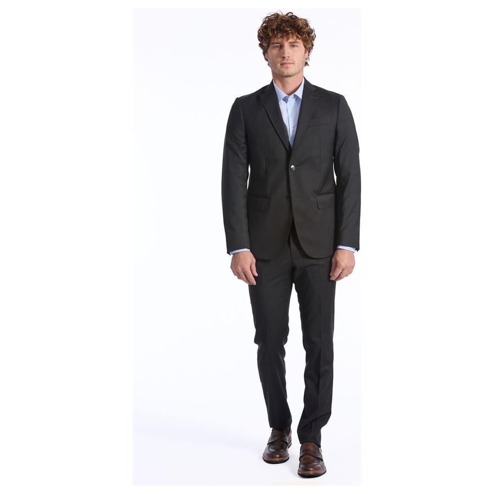 Baldinini Trend Gray Wool Suit Baldinini Trend