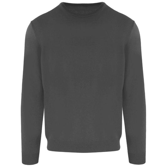 Malo Gray Wool Men's Turtleneck Sweater Malo