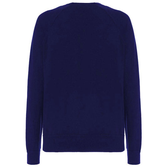 Malo Blue Wool Sweater Malo