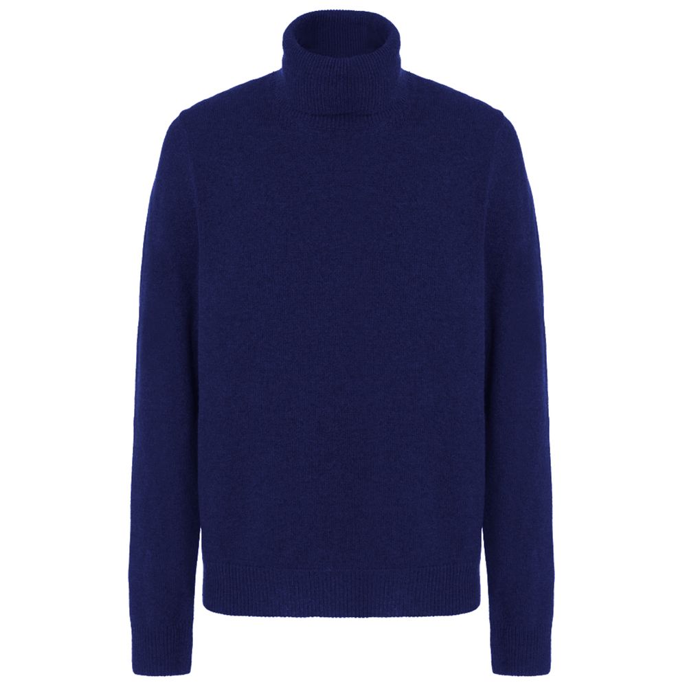 Malo Blue Wool Sweater Malo