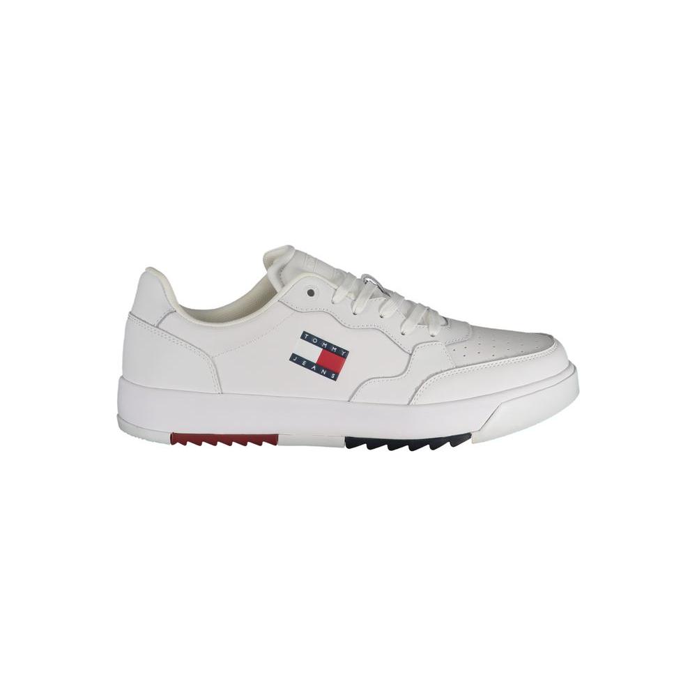 Tommy Hilfiger White Polyester Sneaker