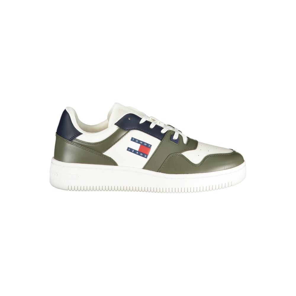 Tommy Hilfiger Green Polyester Sneaker