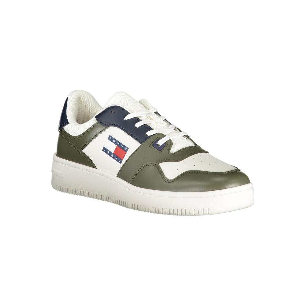 Tommy Hilfiger Green Polyester Sneaker