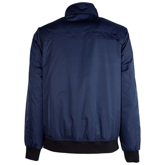 La Martina Blue Polyester Jacket La Martina