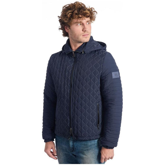 Roberto Pepe Luxury Blue ECOMONTONE Jacket Roberto Pepe Luxury