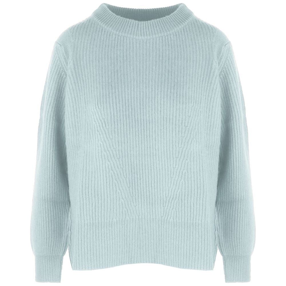 Malo Light Blue Cashmere Women Sweater Malo