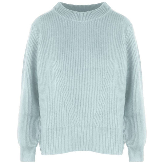 Malo Light Blue Cashmere Women Sweater Malo