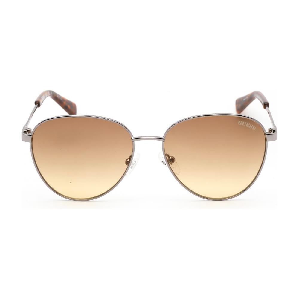 Guess Gray Metal Sunglasses Guess