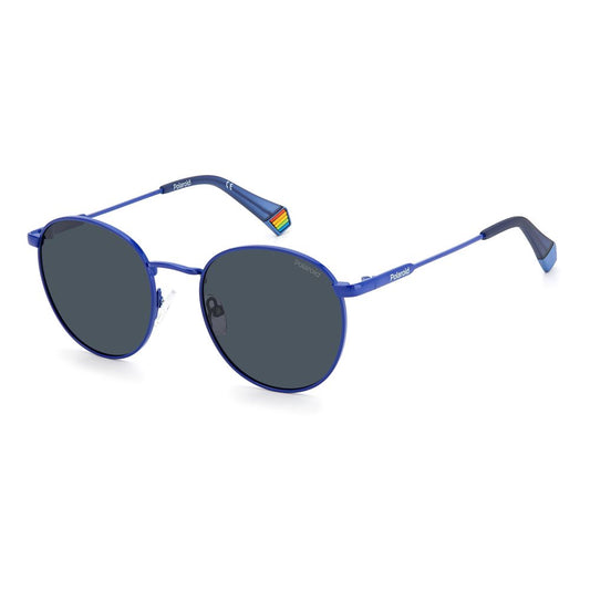 Polaroid Blue Stainless Steel Sunglasses Polaroid
