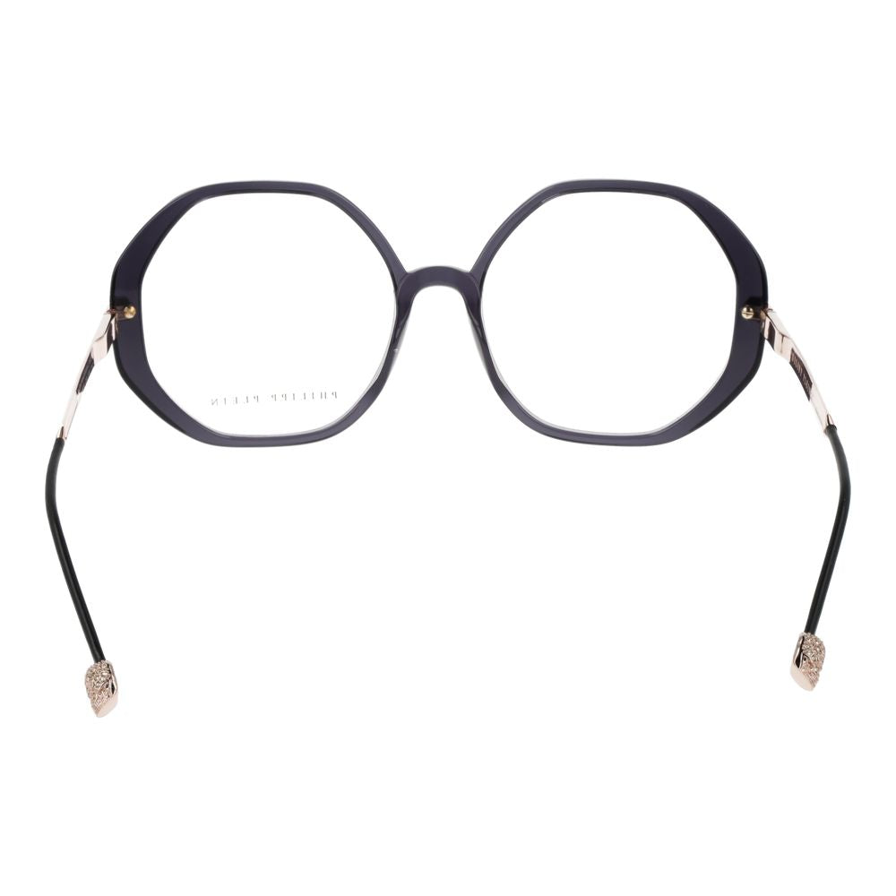 Philipp Plein Gray Cellulose Acetate Glasses (Frames)