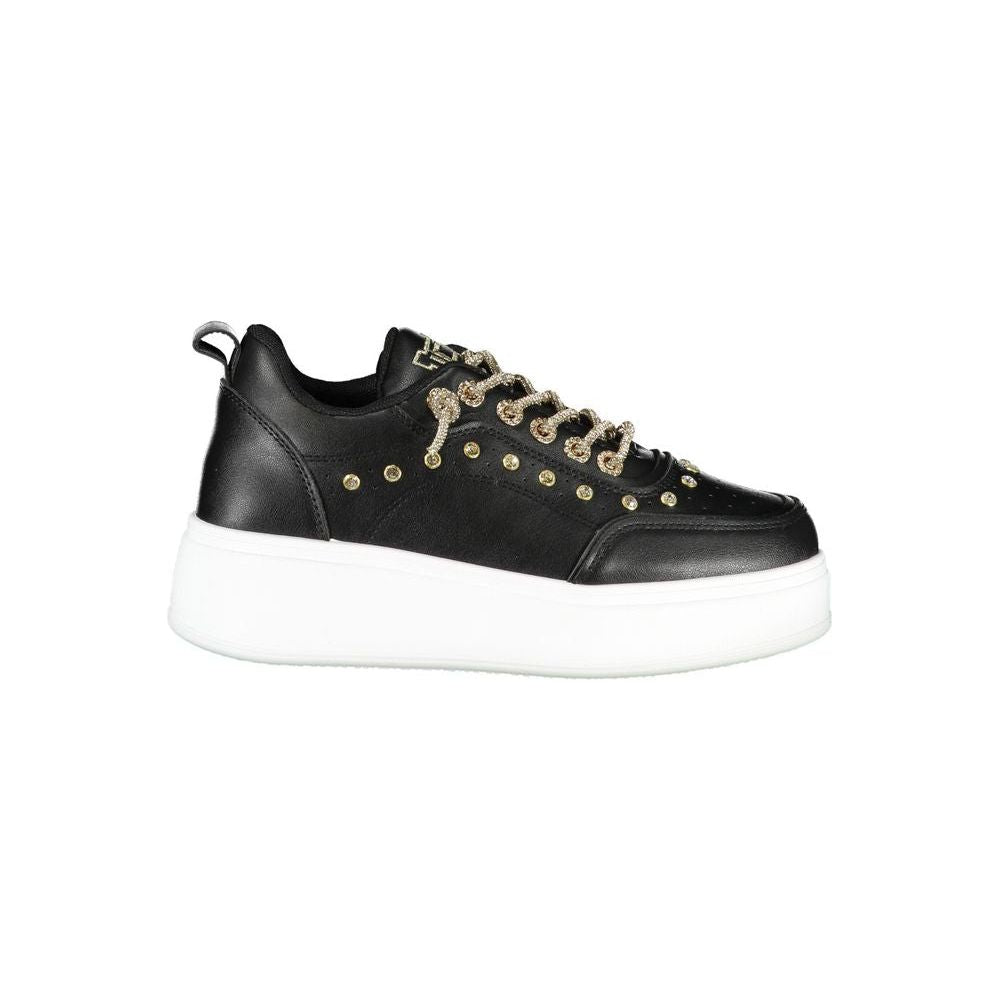 Laura Biagiotti Black Polyester Sneaker Laura Biagiotti