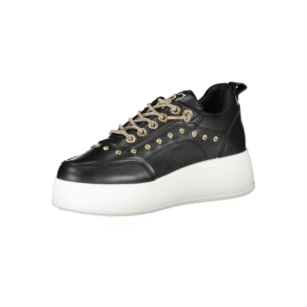 Laura Biagiotti Black Polyester Sneaker Laura Biagiotti