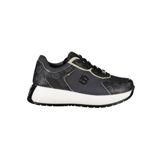 Laura Biagiotti Black Polyethylene Sneaker Laura Biagiotti