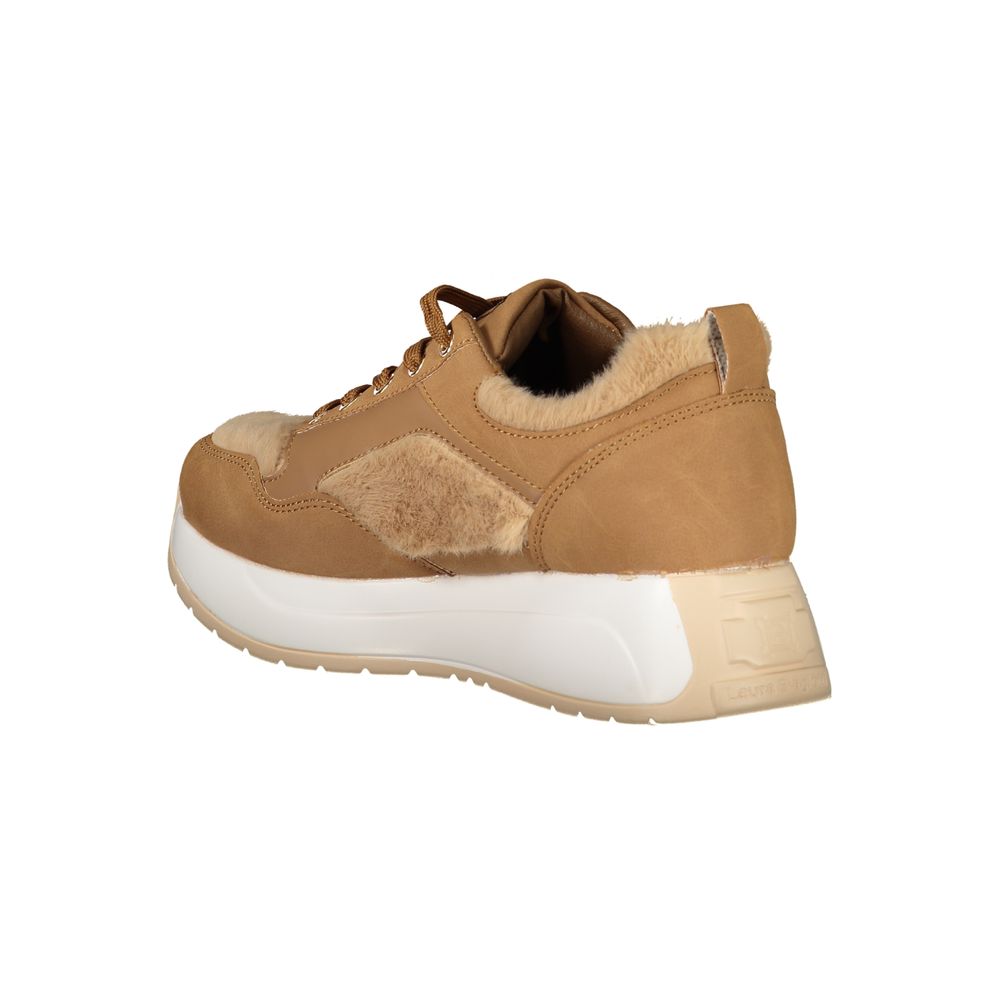 Laura Biagiotti Brown Polyethylene Sneaker Laura Biagiotti