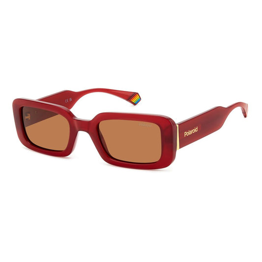 Polaroid Red Resin Sunglasses Polaroid