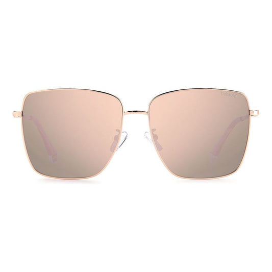 Polaroid Gold Metal Sunglasses Polaroid