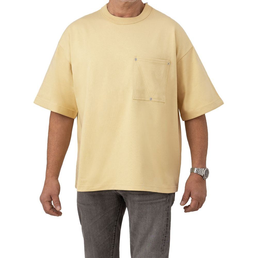 Bottega Veneta Beige Cotton T-Shirt Bottega Veneta