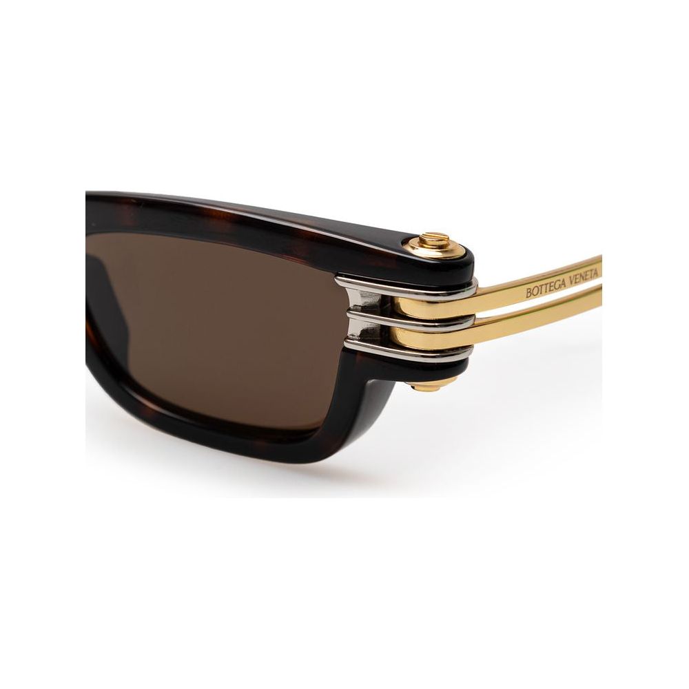 Bottega Veneta Brown Acetate Sunglasses Bottega Veneta