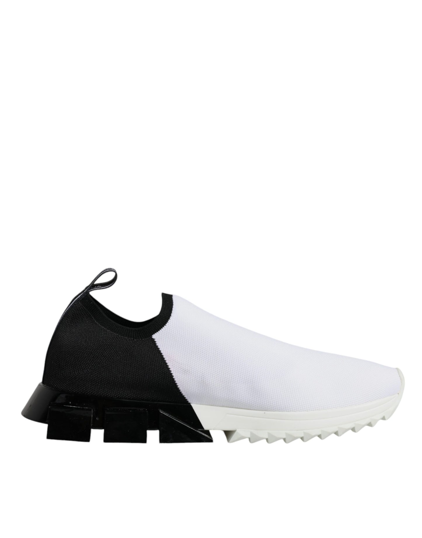 Dolce & Gabbana White Black Low Top Sorrento Men Sneakers Shoes Dolce & Gabbana