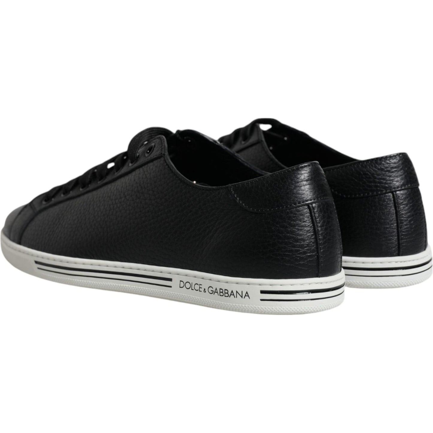 Dolce & Gabbana Black Low Top Men Saint Tropez Sneakers Shoes Dolce & Gabbana