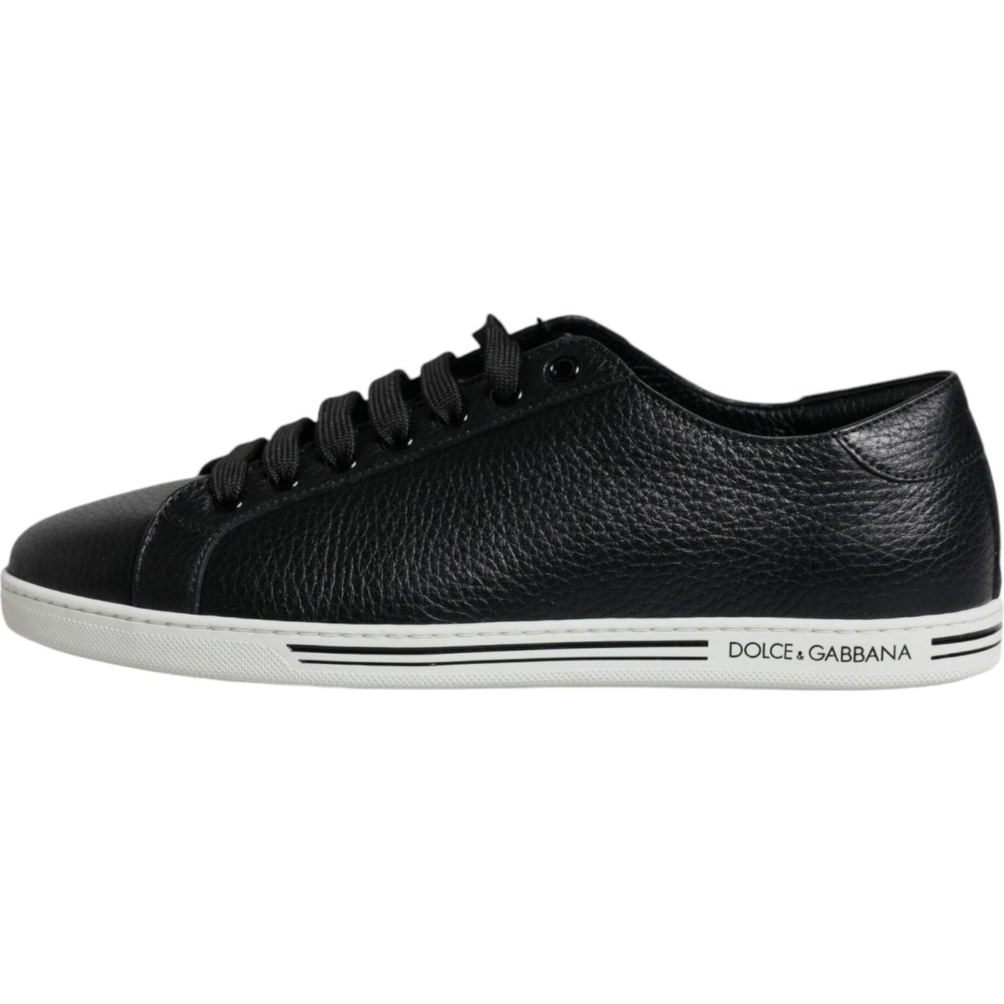 Dolce & Gabbana Black Low Top Men Saint Tropez Sneakers Shoes Dolce & Gabbana