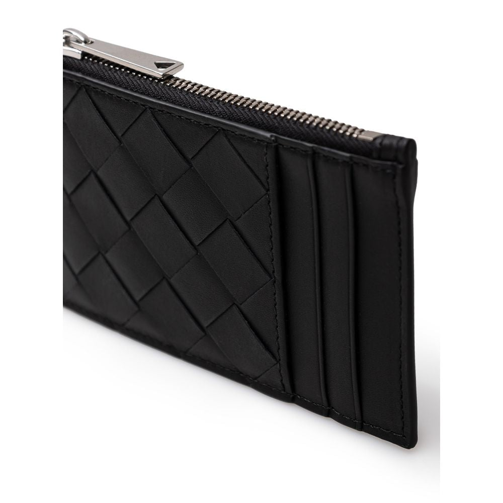 Bottega Veneta Black Leather Wallet Bottega Veneta