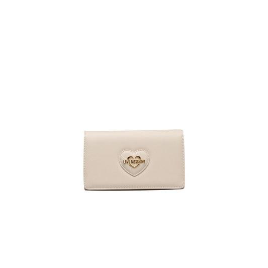 Love Moschino Beige Polyethylene Crossbody Bag