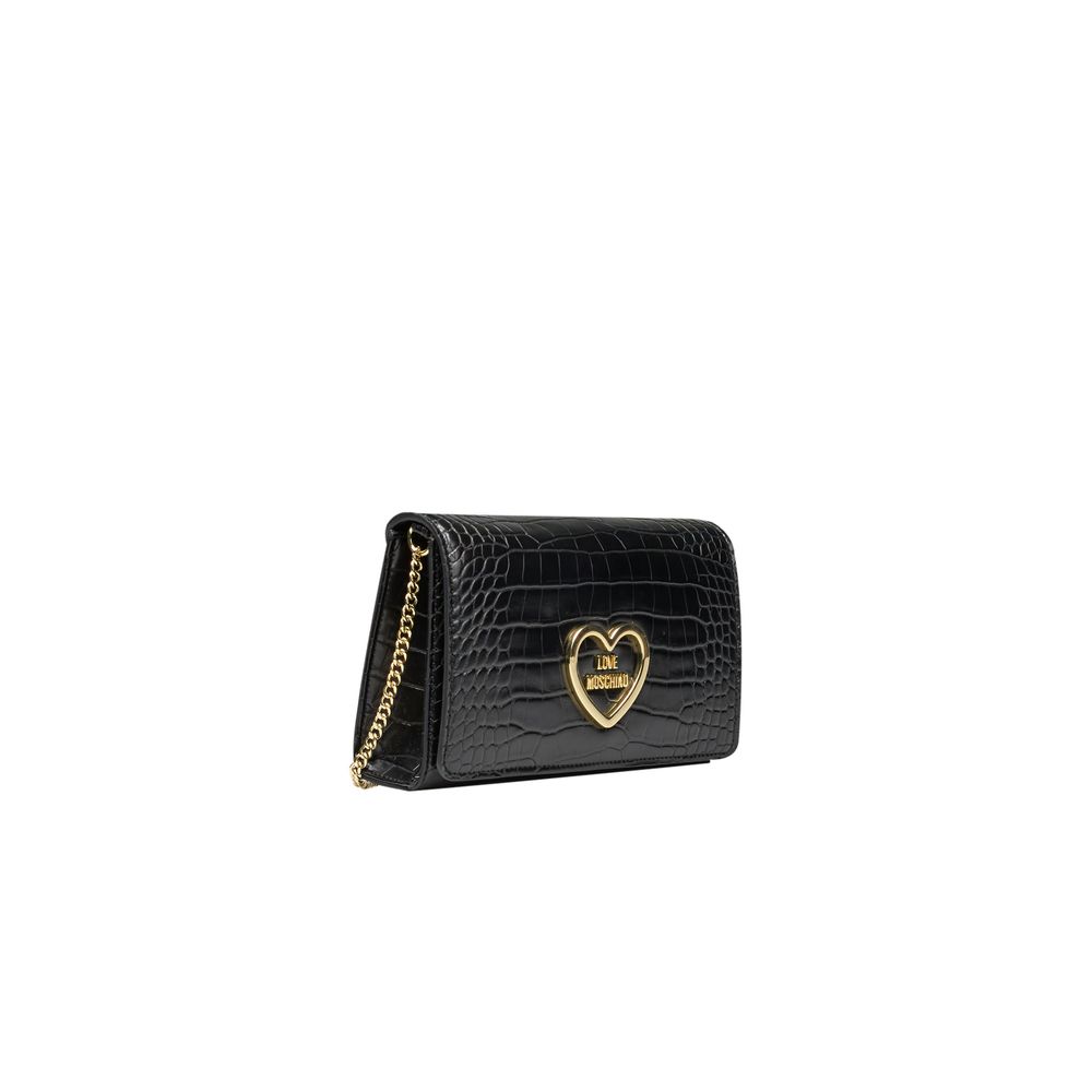 Love Moschino Black Polyethylene Crossbody Bag Love Moschino