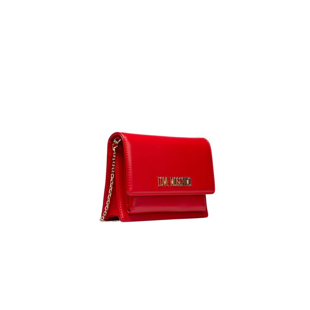 Love Moschino Red Polyethylene Crossbody Bag Love Moschino