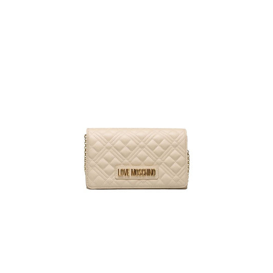 Love Moschino Beige Polyethylene Crossbody Bag