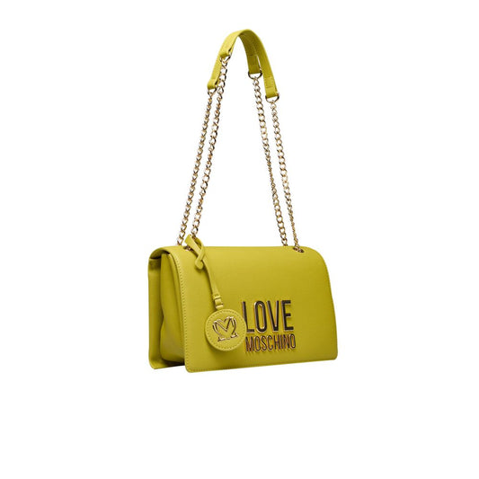 Love Moschino Yellow Polyethylene Crossbody Bag Love Moschino