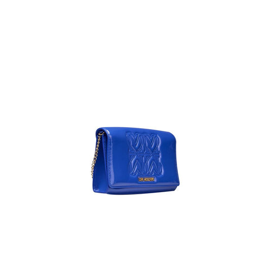 Love Moschino Blue Polyethylene Crossbody Bag Love Moschino