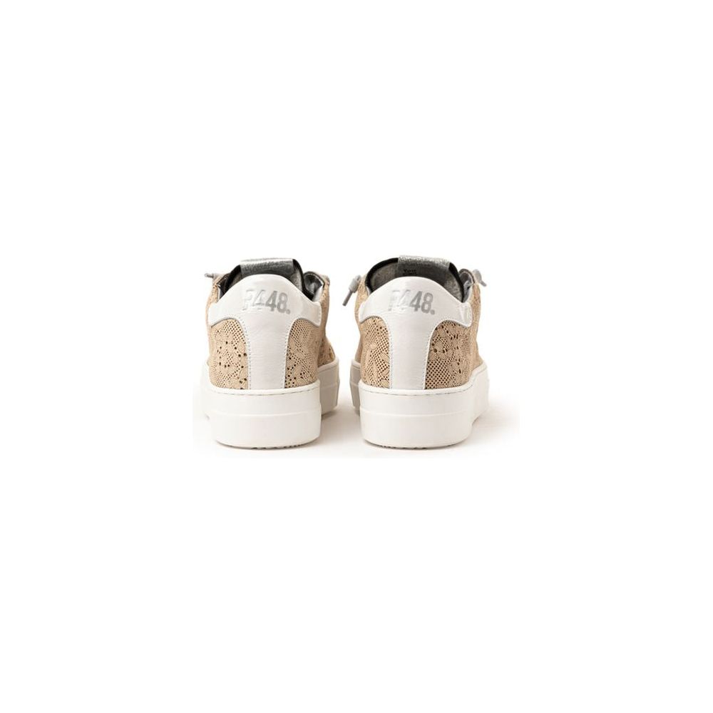 P448 Beige Leather Sneaker P448