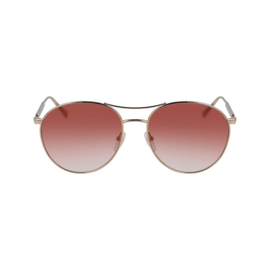 Longchamp Rose Gold Metal Sunglasses Longchamp