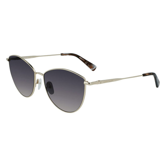 Longchamp Gold Metal Sunglasses Longchamp