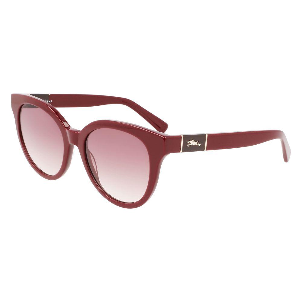 Longchamp Red Acetate Sunglasses Longchamp