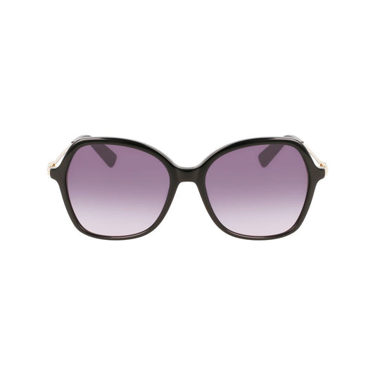 Longchamp Black Acetate Sunglasses Longchamp