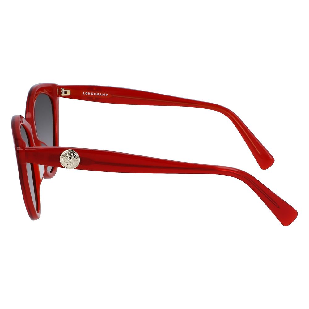 Longchamp Red Acetate Sunglasses Longchamp