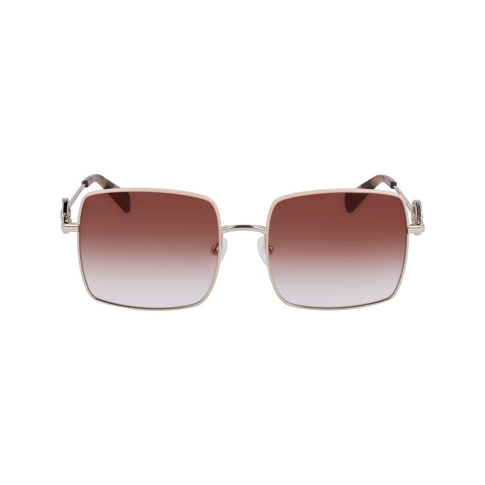 Longchamp Gold Metal Sunglasses