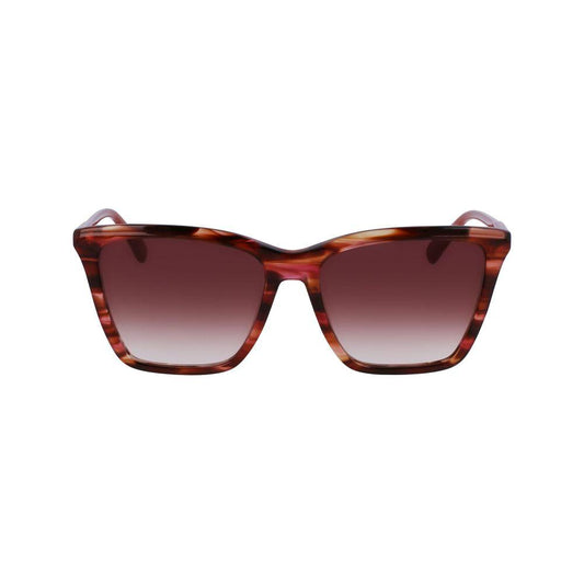 Longchamp Red Acetate Sunglasses Longchamp