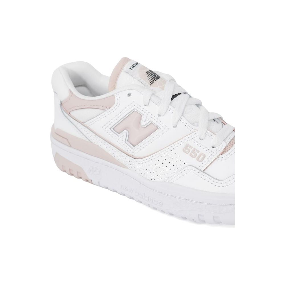 New Balance Pink Leather Sneaker