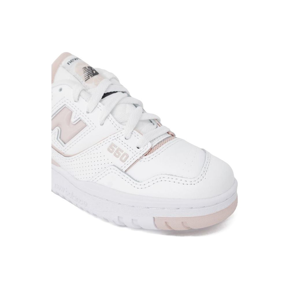 New Balance Pink Leather Sneaker