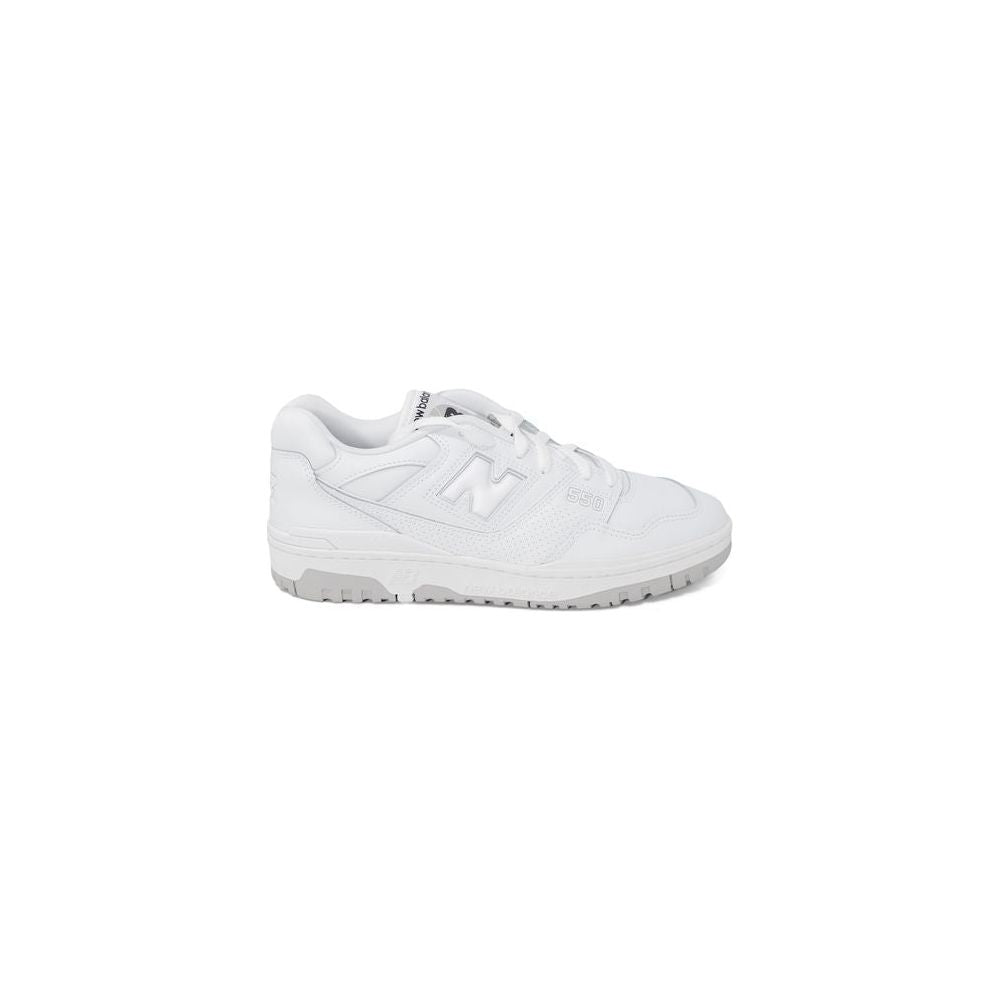 New Balance White Leather Sneaker