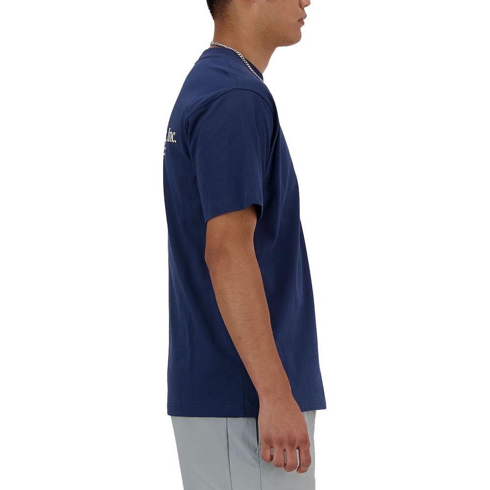 New Balance Blue Cotton T-Shirt