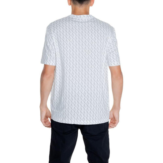 Armani Exchange White Cotton T-Shirt